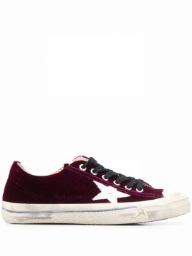 V-star Velvet Sneakers In Purple