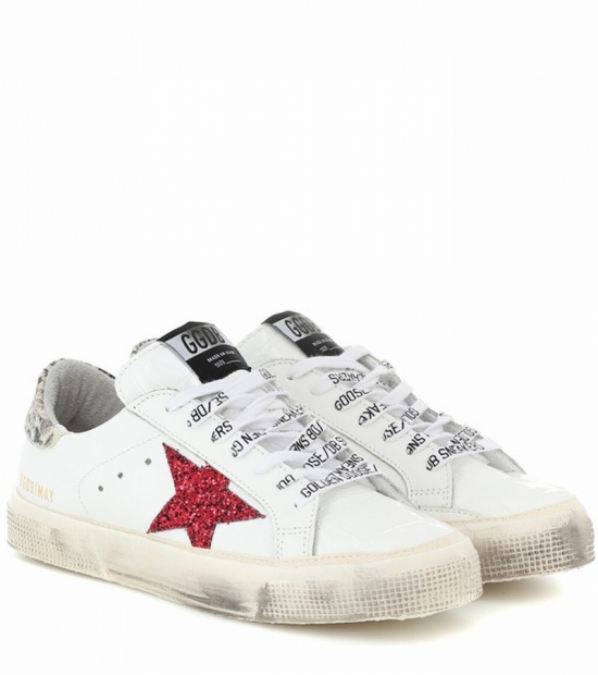 May Leather Sneakers In White