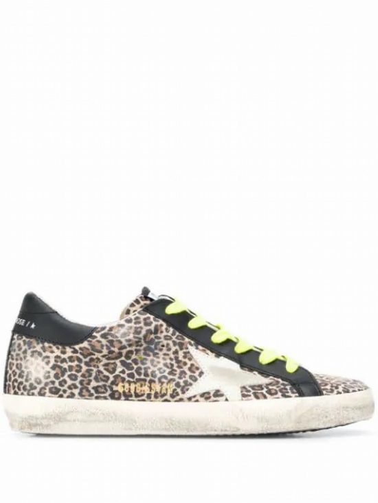 Superstar Leopard-print Suede Trainers In Brown