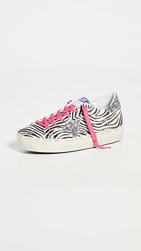 Hi Star Calf-hair Sneakers In White