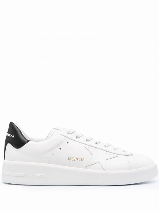 White & Black Pure Star Sneakers