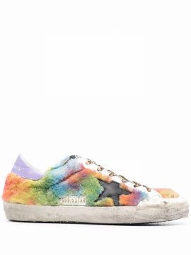 Super-star Tie-dye Sneakers In Gr??n