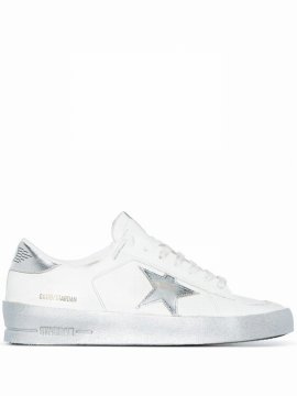 Stardan Leather Low-top Sneakers In White