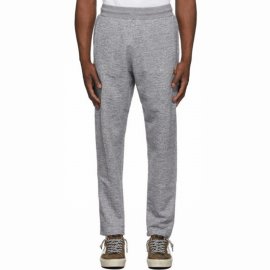 Melange Gray Doro Star Collection Jogging Pants With Gold Star On The Fron In Grey