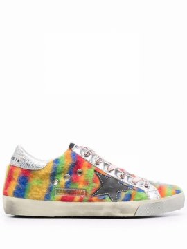 Super-star Tie-dye Sneakers In Rot