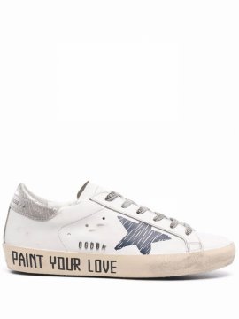 Sketch Star Sneakers In Weiss