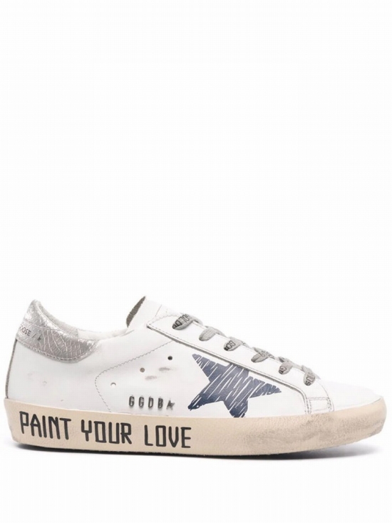 Sketch Star Sneakers In Weiss