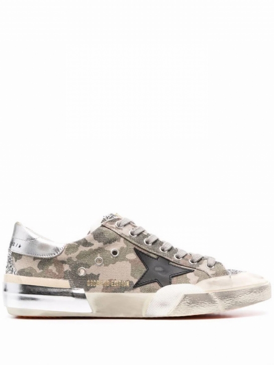 Super-star Camouflage Sneakers In Neutrals