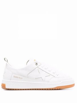 Yeah Star Leather Low-top Sneakers In White