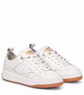 Yeah Leather Sneakers In Bianco