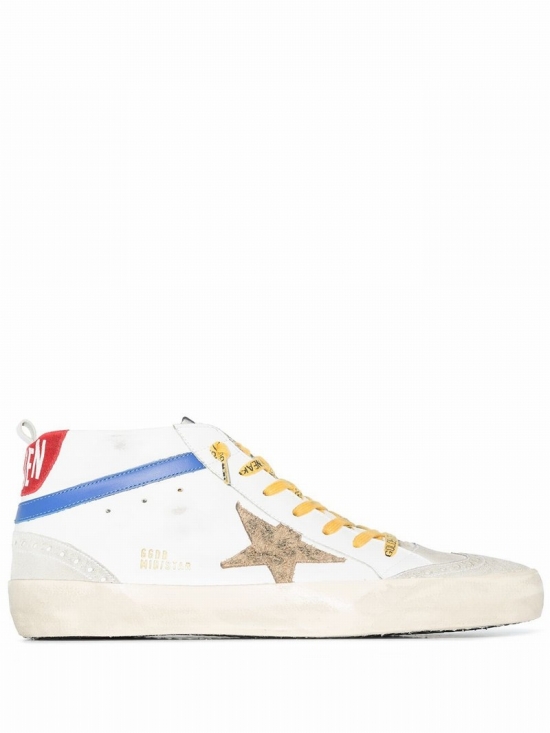 Mid Star Sneakers In Weiss