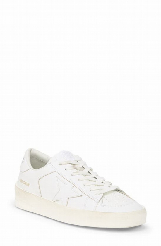 Stardan Low Top Sneaker In Optic White