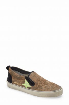 Hanami Leopard Print Slip-on Sneaker