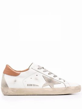 Women's White Leather Sneakers