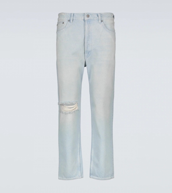 Straight-leg Jeans In Blue