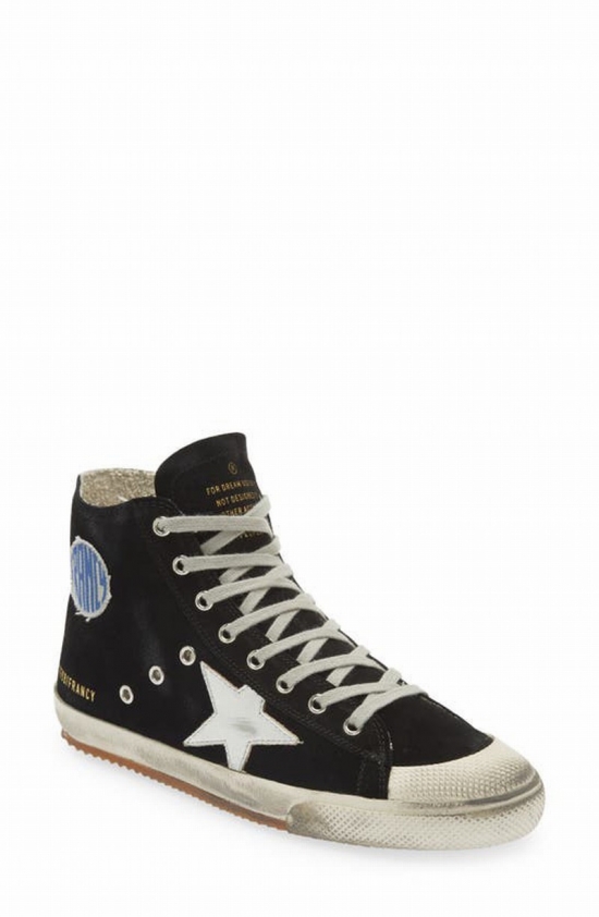 Francy Bike Suede Upper Laminated Star #n# In Black