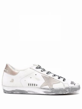 Super-star Love Print Sneakers In White