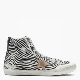 Women's Francy Penstar Horsey Calf Hair High Top Sneakers In Multicolor