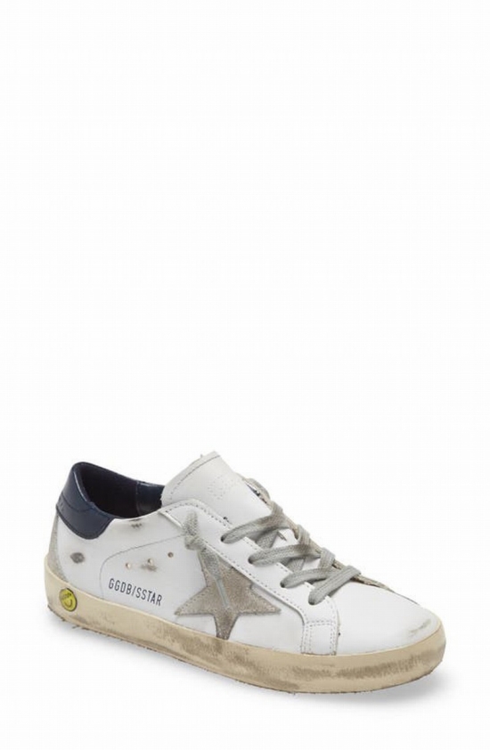 Kids' Super-star Low Top Sneaker In White