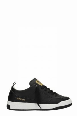 Yeah! Leather Upper And Star Sneakers In Black