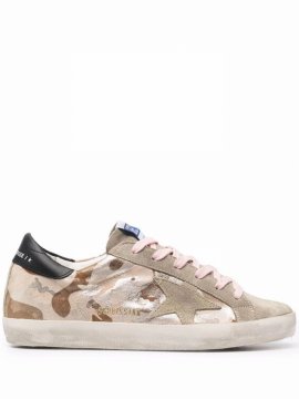 Super-star Camouflage Sneakers In Neutrals