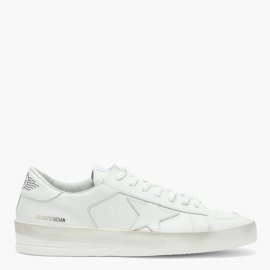 Stardan Leather Sneakers In White