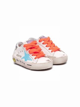 Kids' Graffiti Style Trainers In White