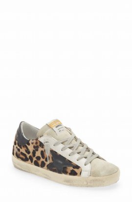 Super-star Leopard Sneakers In Natural