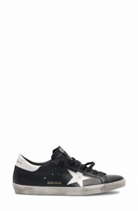 Super-star Low Top Sneaker In Black/ White