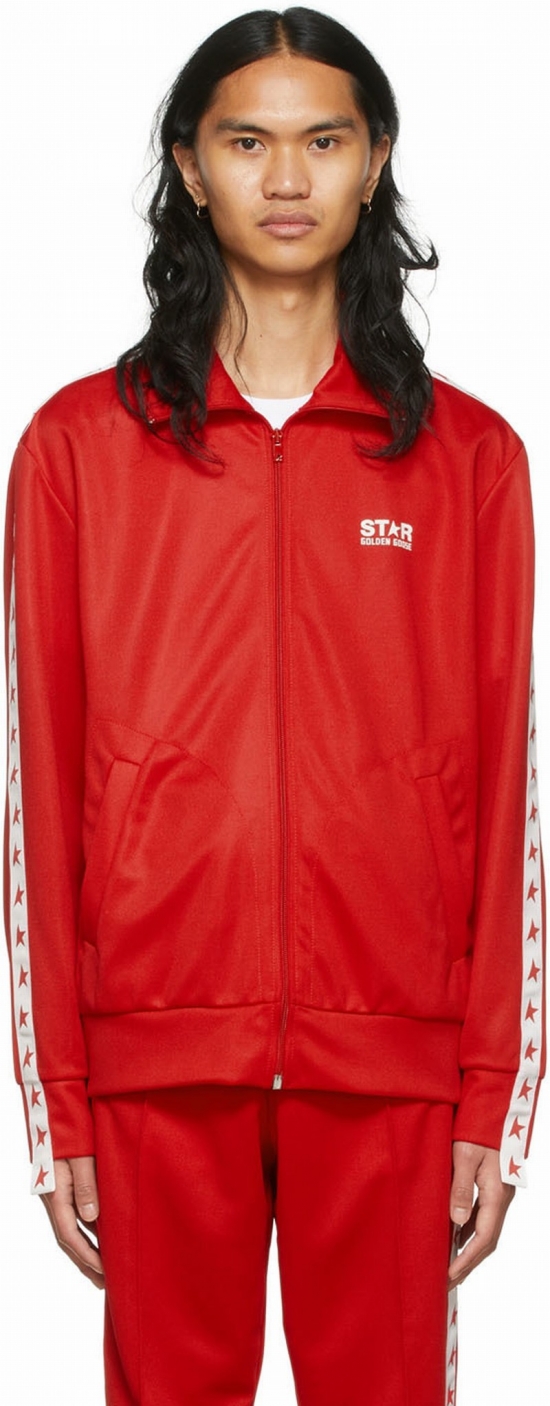 Star Collection Sports Jacket In Red,white