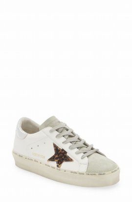 Hi Star Low Top Platform Sneaker In White/ Ice/ Beige/ Silver