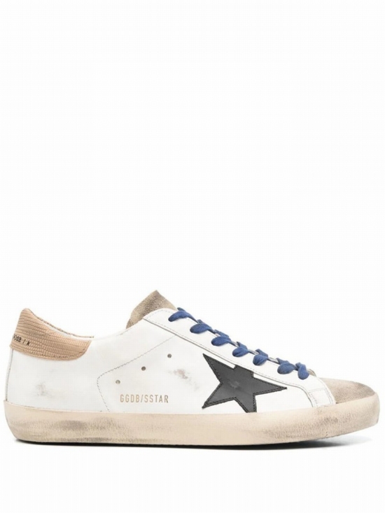 Men's Super-star Leather Low-top Sneakers In White