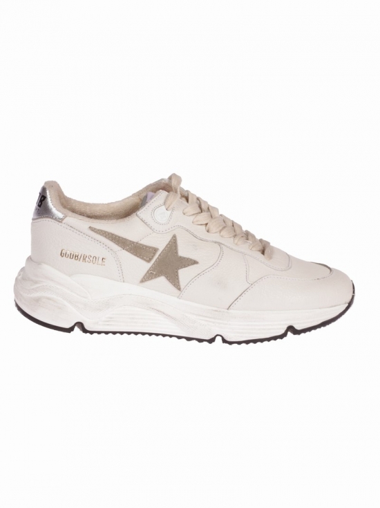 Running Sole Nappa Upper Suede Star Laminated Heel In 10876