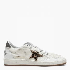 Cream/animalier Ball Star Sneakers In White