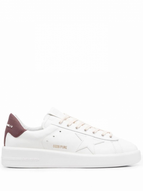 Pure New Leather Low-top Sneakers In White