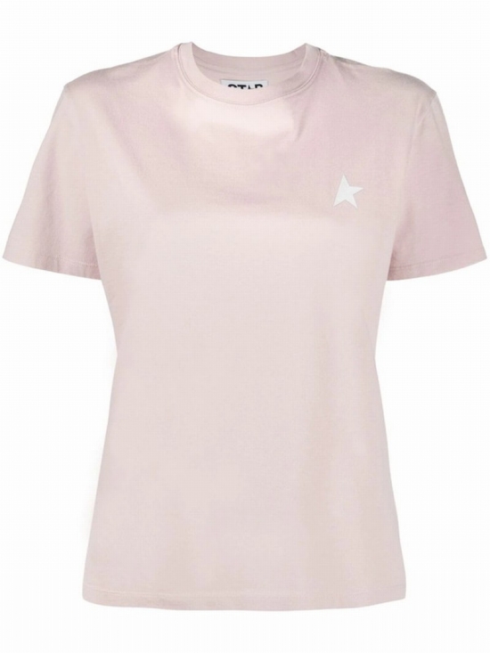 Logo-print Crew-neck T-shirt In Pink