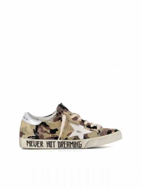 Superstar Suede Sneaker In Camouflage