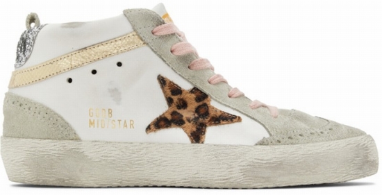 Ssense Exclusive White & Gray Mid Star Classic Sneakers