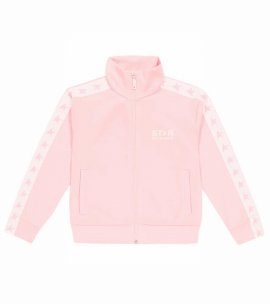 Little Girl's & Girl's Star Track Jacket In Pink & Purple