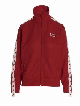 Denise Track Jacket In Red