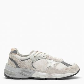 Dad-star Distressed White/grey Sneakers