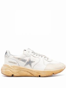 One Star-logo Low-top Sneakers In Weiss