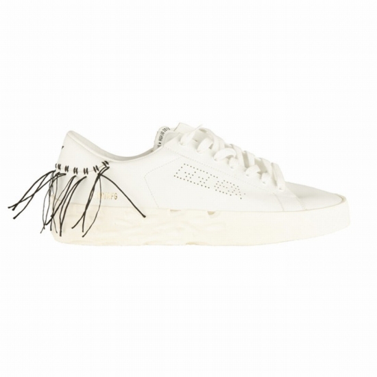 En Goose Leather Men's Sneakers In White