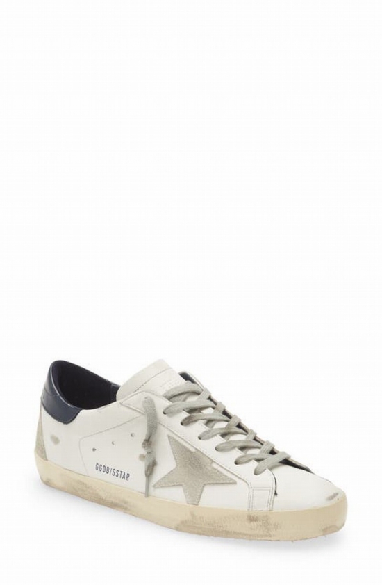 Super-star Low Top Sneaker In White,blue,cream