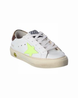 Kids' Superstar Leather Sneaker In White