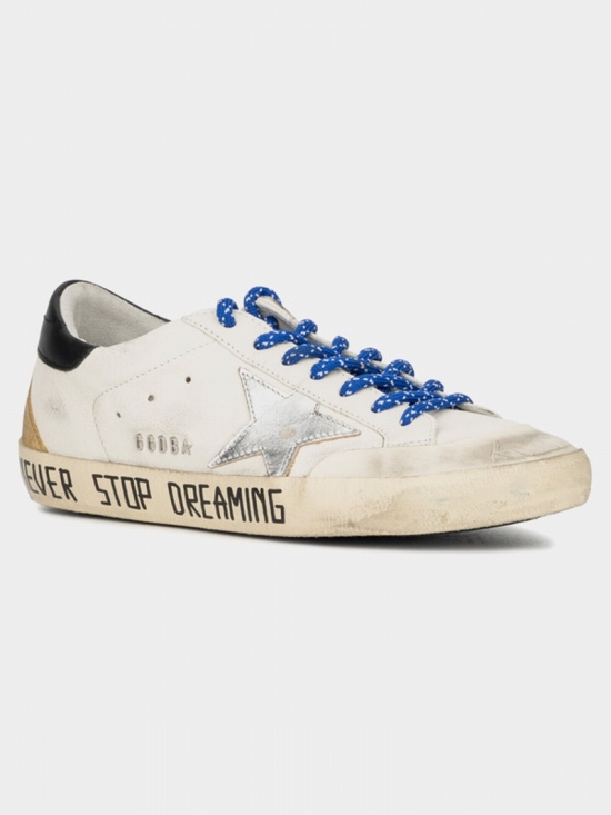 Never Stop Dreaming Super Star Sneaker In White