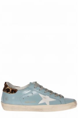 Deluxe Brand Star Leopard Sneakers In Blue