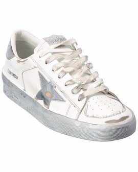 Stardan Leather Sneaker In White