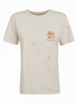 Journeys Ws T-shirt In Bone White/brown