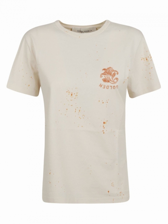 Journeys Ws T-shirt In Bone White/brown